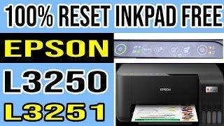 Epson Adjustment Program for Epson L3250 and Epson L3251, Reset Ink Pad Free