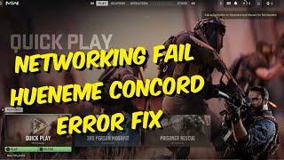 How To Fix Modern Warfare 2 Connection Failed - Networking is Offline Hueneme Concord Error