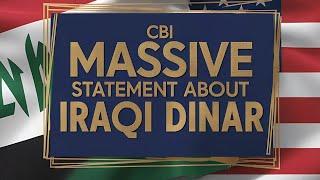 Central Bank Of Iraq Massive Statement About Iraqi Dinar RVIraqi Dinar To USD Today