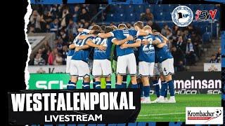 Krombacher Westfalenpokal: Arminia Bielefeld gegen Westfalia Soest