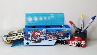 Hot Wheels Super Rigs Pencil Pusher #Pencil #HotWheels #ToyCollector #SchoolSupplies #DiecastCars