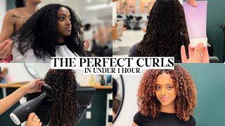 FRIZZY to DEFINED | How To Style Your Natural Hair *WITH DIFFUSING TUTORIAL