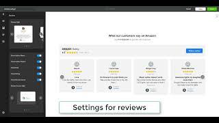 Create Amazon Reviews Widget for Free on Elfsight