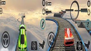 Impossible Stunt Car Tracks 3D: Green vs Red Vehicles Driving - Android GamePlay 2019