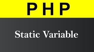 Static Variable in PHP (Hindi)