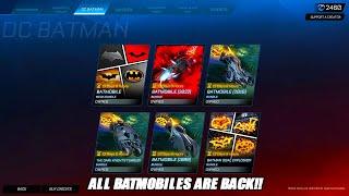 All Batmobiles Are Back In Rocket League Item Shop!! - Rocket League Item Shop Update