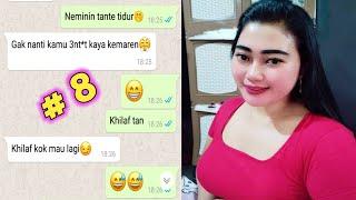 Bocah dilarang nonton!!! prank chat lucu part 8 - di kasih 4pem tante elisa