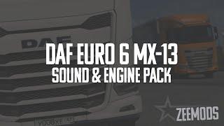 [ETS2] - DAF Euro 6 MX-13 Drive [ASMR]