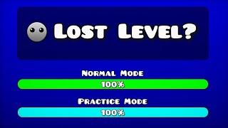 What was the LOST Geometry Dash Main Level?