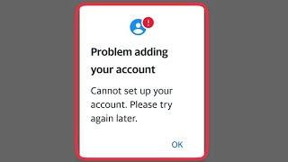 Yahoo Mail App Fix Problem adding your account cannot set up your account. Please try again later