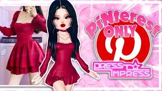 ONLY Using PINTEREST OUTFITS In Dress To Impress! (COMPILATION #2)