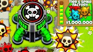 The STRONGEST Spike Factory in BTD 6! (Tier 6 Tower Mod)