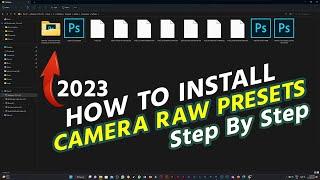 1 Min Photoshop Tutorial: How to Install Camera  Raw Presets 2023 #howto #install #camerarawpresets