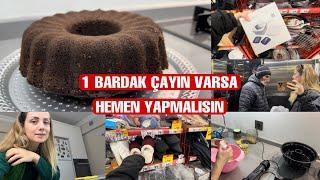 KENDİ YAPAMADIĞI ZAMAN MECBUR⁉️ÇAYLI KEK DENEMEYEN PİŞMANŞOK AKTÜEL ÜRÜNLERKAYINVALİDEME GÖTÜRDÜM