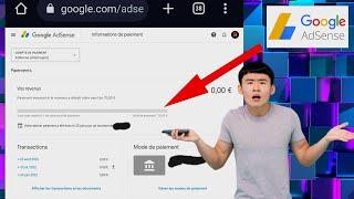 Mes revenus YouTube ne s'affichent pas sur Adsense| Adsense ne montre plus mes revenus YouTube