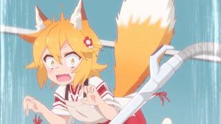 Senko vs. the Vacuum | The Helpful Fox Senko-san (SimulDub Clip)