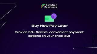 Offer Buy Now Pay Later modes | Cashfree Payments