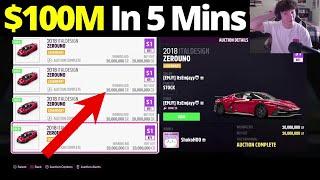 How Fast Can I Make *100,000,000 CR* In Forza Horizon 5!