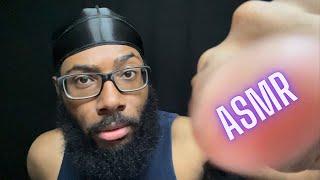 ASMR Poking You In The Eye  (Screen Tapping, Wiping, Mouth Sounds)