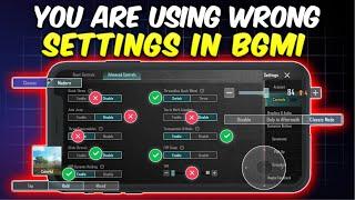 BGMI All New Basic & Advance SETTINGS/CONTROLS | Perfect BGMI Settings Guide | BGMI / Pubg Mobile