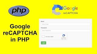 Login form with Google reCAPTCHA in PHP