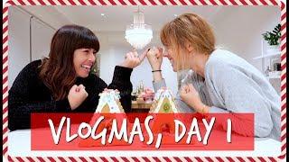 Vlogmas Day 1 - Gingerbread House Throwdown w/ @ashleynicholevlogs