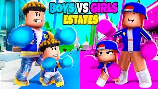 I Created a BOYS vs GIRLS BROOKHAVEN! (Estate Battle)