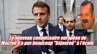 Macron nomme Stéphane Séjourné, l'illettré, à la Commission Européenne