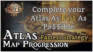 Atlas Map Completion Strategy to Complete Your Atlas as Fast as Possible