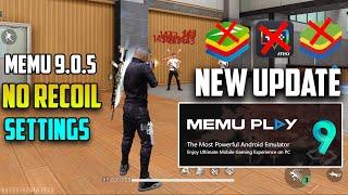 Memu 9.0.5 No Recoil Headshot Settings For Free Fire | memu player 9 version Lag Fix Settings