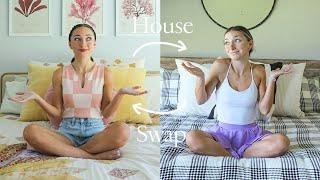Swapping Houses with my Twin Sister | Brooklyn and Bailey