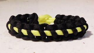 How To Make A Paracord Thin Line Solomon Bar Survival Bracelet