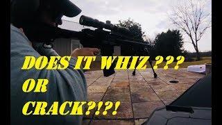 What does a bullet sound like when it passes? Whiz or crack?