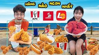 Hằng Nga Tự Làm Gà Rán Thắng Tê Tê Mua Tất Cả Các Hãng Gà Rán Khác Nhau