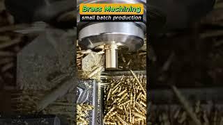 Brass machining small batch production  | ZHUANXIN Precision Factory  #cnc #cncmilling #factory