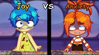 JOY VS ANXIETY || INSIDE OUT 2 || DO DO DO LA LA LA|| Gacha trend #insideout2 #Joy #anxiety