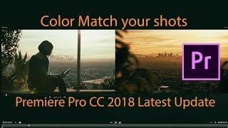 The NEW Color Match Tool for Premiere PRO cc2018