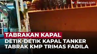 Panik! Gelombang Besar di Selat Sunda, Kapal Tanker Tabrak KMP Trimas Fadila | OneNews Update