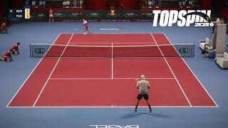 Top Spin 2K25 - Matteo Berrettini Vs Roger Federer - HYPER TIE BREAK - Basel Open (PS5)