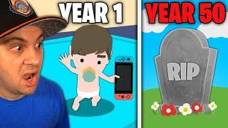 Surviving 50 Years Making the WORST Decisions! | 100 Years Simulator