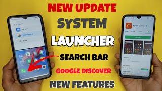 NEW System Launcher Update MIUI 12 | Smooth & Faster | 3 New Features 