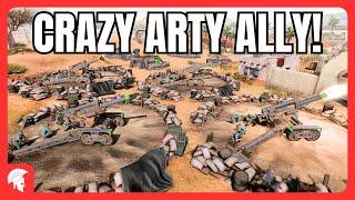 He was really crazy....xD - 4vs4 - Afrikakorps - Company of Heroes 3