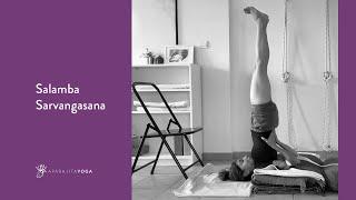 How to do Salamba Sarvangasana using Blankets as per Iyengar Yoga?