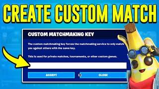 How to CREATE and PLAY a Custom Match In Fortnite! (2024) JOIN Private Match (PS5, Xbox, PC, Switch)