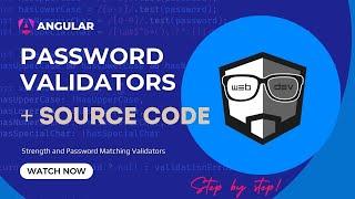 How to Validate Passwords in Angular