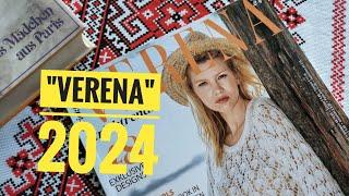 "VERENA" 02/2024  Огляд журналу по в'язанню 