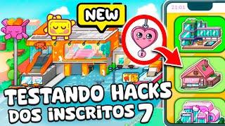  TESTANDO SEGREDOS E HACKS SECRETOS DOS INSCRITOS NO PAZU AVATAR WORLD #7