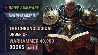 Warhammer 40,000 Books (Chronological Order) + Brief Summary – pt. 1