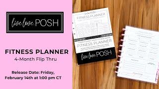 FITNESS PLANNER FLIP THROUGH | 4-MONTH CLASSIC INSERTS