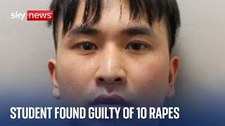 PhD student guilty of drugging and raping 10 women in London & China